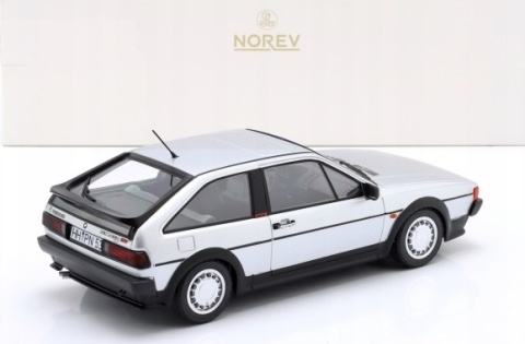 VW Volkswagen Scirocco GTX 16V (1988) model 188635 Norev 1:18 srebrny
