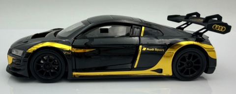 Audi R8 LMS GT3 model 1:24 Motormax 79208 czarny ze złotym Midnight Eclipse