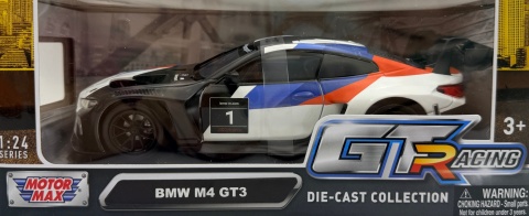 BMW M4 GT3 M Motorsport model GT Racing 1:24 Motormax 73912
