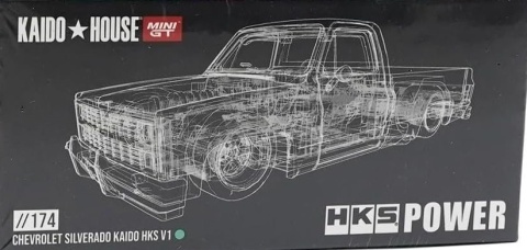 CHEVROLET SILVERADO KAIDO HKS V1 KAIDO HOUSE KHMG174 MiniGT 1:64