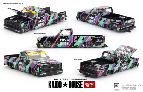 CHEVROLET SILVERADO KAIDO HKS V1 KAIDO HOUSE KHMG174 MiniGT 1:64