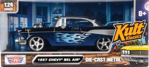 Chevrolet Bel Air 1957 model 1:24 Motormax 79886 Kult Klassics