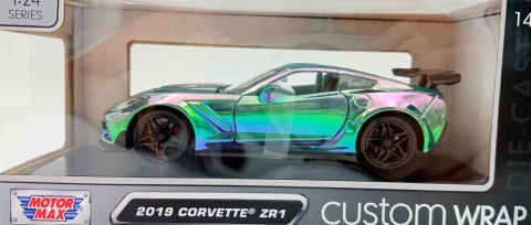 Chevrolet Corvette ZR1 2019 1:24 Motormax custom WRAP 79090