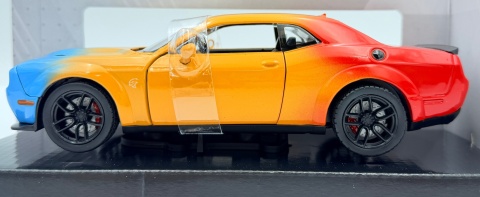 DODGE Challenger SRT Hellcat 1:24 Motormax 79087 tricolor custom WRAP