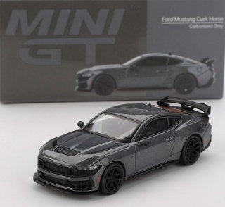 FORD MUSTANG Dark Horse 2024 model MGT00957 MiniGT 1:64 LHD grafitowy