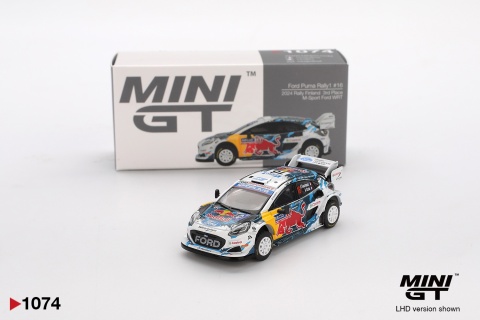 FORD PUMA Rally1 #16 Fourmaux WRC Rajd Finlandii 2024 MGT01074 MiniGT 1:64
