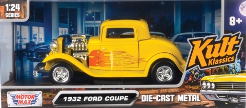 Ford Coupe 1932 model 1:24 Motormax 79885 Kult Klassics