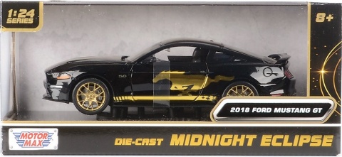 Ford MUSTANG GT 2018 model 1:24 Motormax 79204 Midnight Eclipse