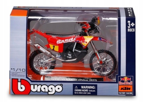 GASGAS RX450F- Dakar 2023 1:18 Bburago
