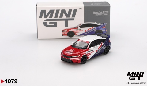 HONDA CIVIC TYPE R 2024 Pace Car HRC MGT01079 MiniGT 1:64