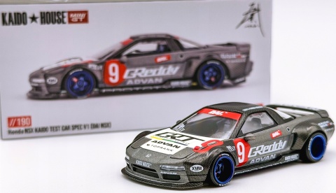 HONDA NSX Kaido Test Car Spec V1 KHMG190 MiniGT 1:64 grafitowy