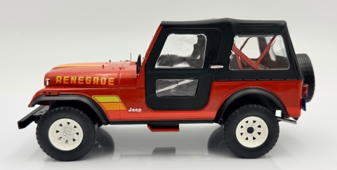 JEEP CJ-7 Renegade 1980 model WB124267 METAL WhiteBox 1:24 czerwony