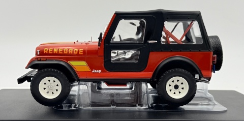 JEEP CJ-7 Renegade 1980 model WB124267 METAL WhiteBox 1:24 czerwony