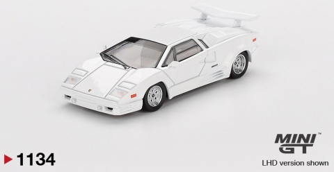 LAMBORGHINI COUNTACH 25th Anniversary 1989 MGT01134 MiniGT 1:64 biały