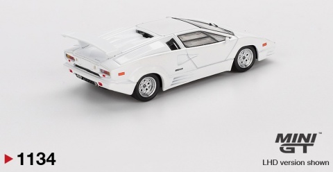 LAMBORGHINI COUNTACH 25th Anniversary 1989 MGT01134 MiniGT 1:64 biały