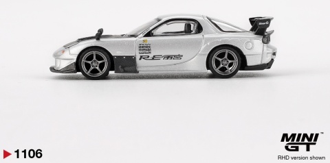 MAZDA RX-7 RE-Amemiya 2004 MGT01106 MiniGT 1:64 srebrny metalizowany