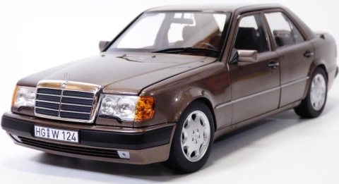 MERCEDES-BENZ 230 E W124 1990 model 183954 Norev 1:18 brązowy
