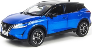 Nissan Qashqai (2023) III generacja model 5548BL Paudi 1:18 niebieski