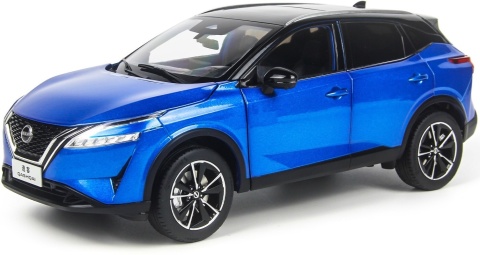 Nissan Qashqai (2023) III generacja model 5548BL Paudi 1:18 niebieski