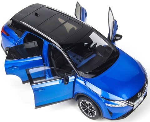 Nissan Qashqai (2023) III generacja model 5548BL Paudi 1:18 niebieski