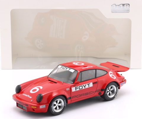 PORSCHE 911 CARRERA RS 3.0 #6 Foyt IROC Daytona 1974 S1810704 Solido 1:18