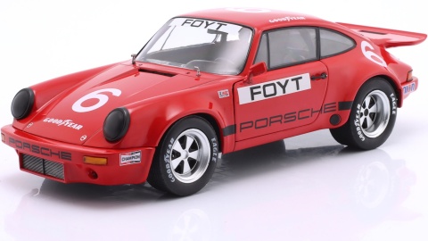 PORSCHE 911 CARRERA RS 3.0 #6 Foyt IROC Daytona 1974 S1810704 Solido 1:18