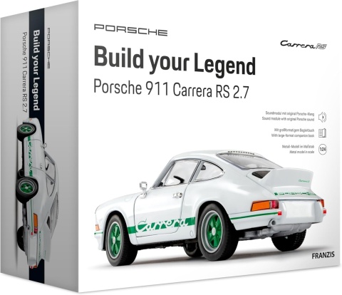 Porsche 911 Carrera RS 2.7 zbuduj legendarne Porsche 1:24 model FRANZIS