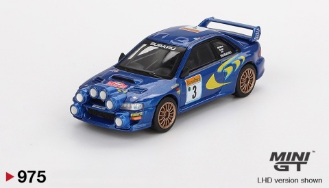 SUBARU IMPREZA S5 WRC #3 C.McRae Rajd Monte Carlo 1998 MGT00975 MiniGT 1:64