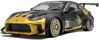 Toyota GR86 LBWK Body Kit 2024 model S1813603 Solido 1:18 czarny ze złotym