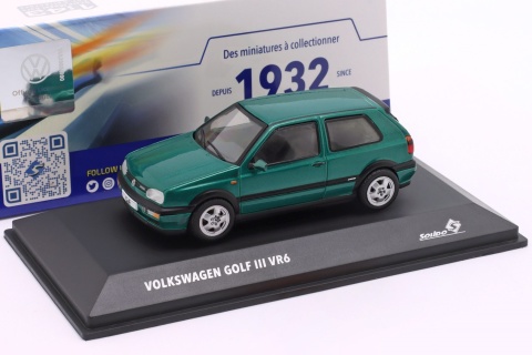 VOLKSWAGEN GOLF III VR6 1994 Dragon green pearl S4316401 Solido 1:43
