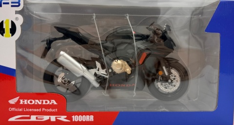 Honda CBR 1000RR Fireblade motocykl DUŻY model LED 1:9 Huayi M9-11A czarny