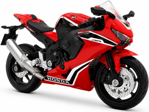 Honda CBR1000RR Fireblade motocykl model 1:18 Huayi M18-2B czerwony