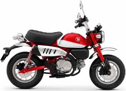 Honda Monkey 125 motocykl model 1:12 Huayi M12-20 czerwony