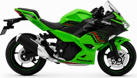 Kawasaki Ninja 400 motocykl model 1:12 LED dźwięk Huayi M12-17 zielony