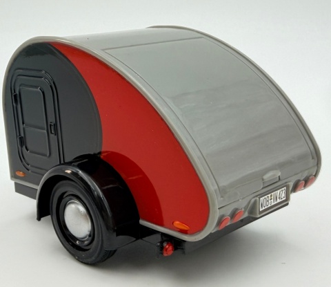 MINI Cooper S Countryman z przyczepką kempingową model 1:24 Motormax 79762