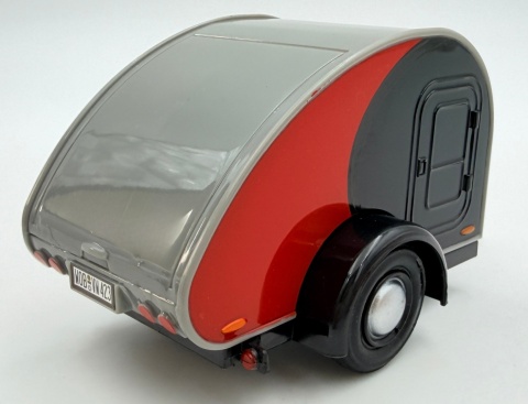 MINI Cooper S Countryman z przyczepką kempingową model 1:24 Motormax 79762