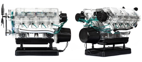 MODEL legendarnego silnika V8 - WŁASNY SILNIK V8 do złożenia FRANZIS