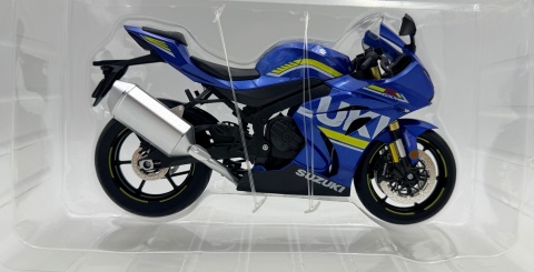 Suzuki GSX-1000R motocykl DUŻY model 1:9 Huayi M9-10A niebieski