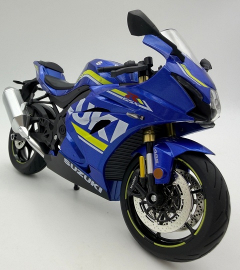 Suzuki GSX-1000R motocykl DUŻY model 1:9 Huayi M9-10A niebieski