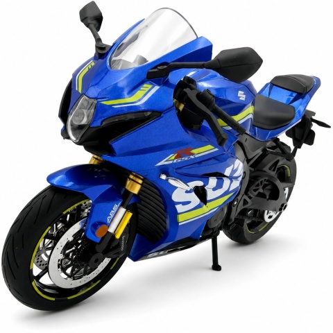 Suzuki GSX-1000R motocykl DUŻY model 1:9 Huayi M9-10A niebieski