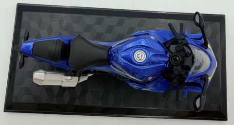 Suzuki GSX 1000R motocykl model 1:18 Huayi M18-3B niebieski