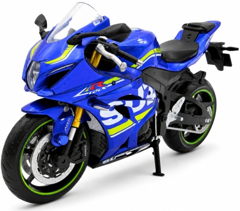 Suzuki GSX-R1000 motocykl model 1:12 MSZ 68489 niebieski