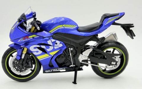 Suzuki GSX-R1000 motocykl model 1:12 MSZ 68489 niebieski