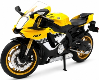 Yamaha YZF-R1 motocykl model 1:12 MSZ 68491 żółty