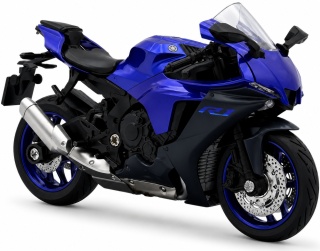 Yamaha YZF-R1 motocykl model 1:18 Huayi M18-4B niebieski