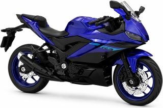 Yamaha YZF-R3 motocykl model 1:18 Huayi M18-9B niebieski