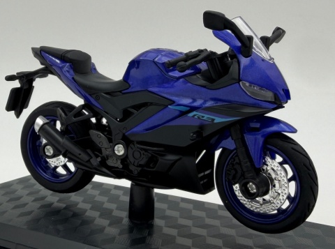 Yamaha YZF-R3 motocykl model 1:18 Huayi M18-9B niebieski
