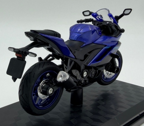 Yamaha YZF-R3 motocykl model 1:18 Huayi M18-9B niebieski