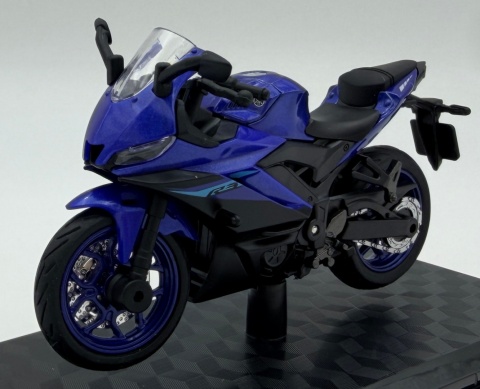 Yamaha YZF-R3 motocykl model 1:18 Huayi M18-9B niebieski