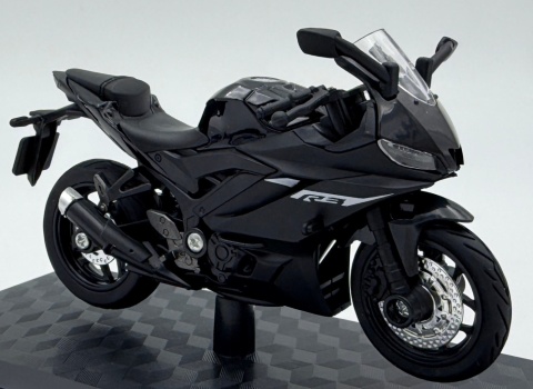 Yamaha YZF-R3 motocykl model 1:18 Huayi M18-9B czarny